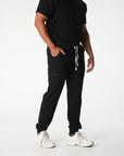 Black Jogger Scrub Pants