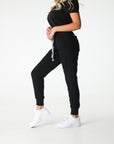 Black Jogger Scrub Pants